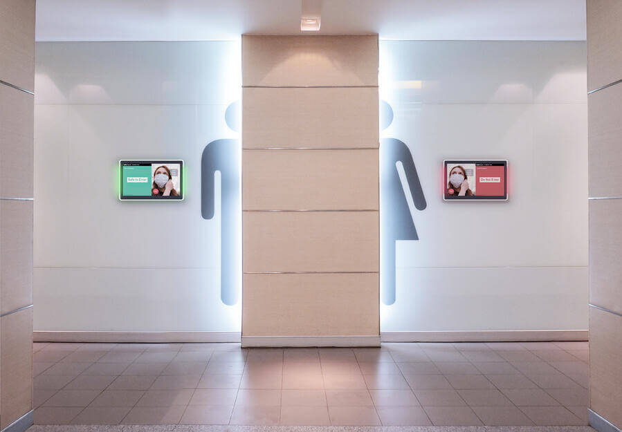 Create Unique Occupancy Monitoring Solutions with IAdea Digital Signage and Irisys SafeCount™