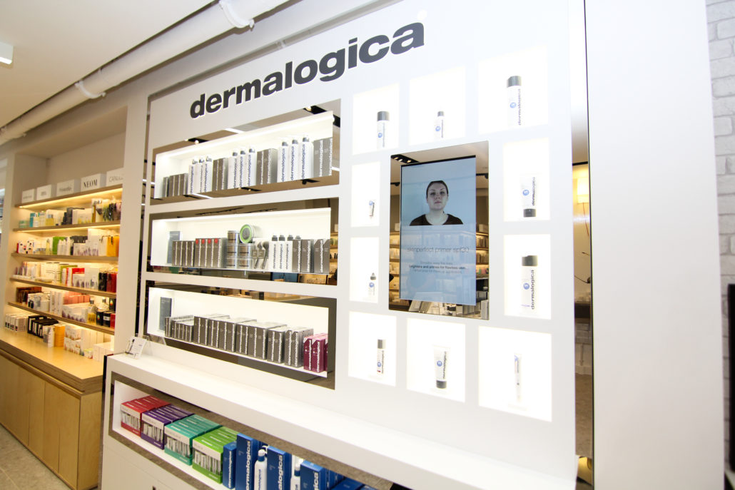 Signboard installed at Dermalogica UK