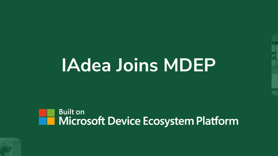 IAdea Joins MDEP