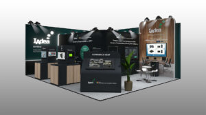 IAdea booth at ISE 2026 showcasing Microsoft MDEP display solutions and partner ecosystem