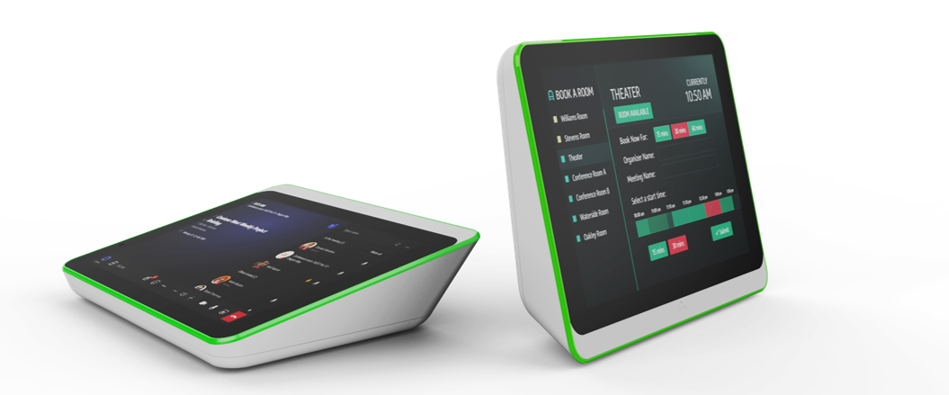 IAdea Universal Touch Console shown in tabletop and upright configurations
