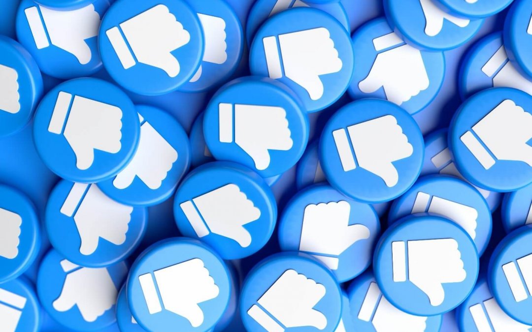 Giving Facebook the thumbs down