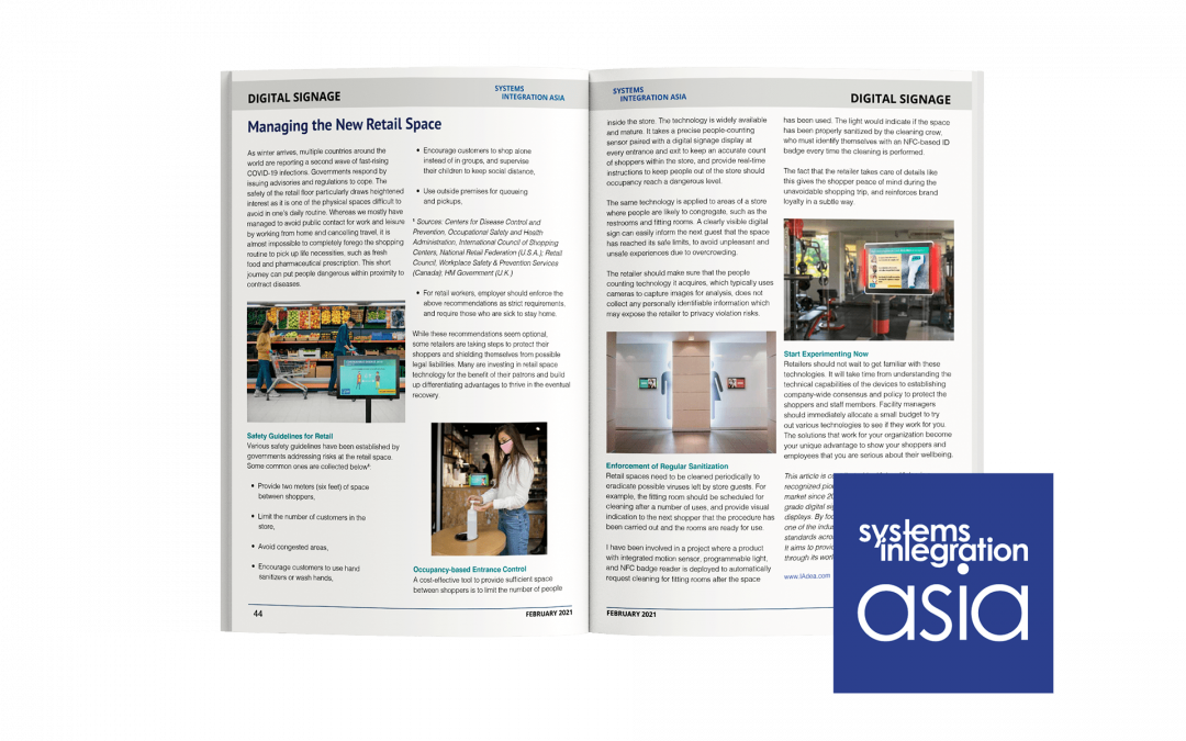 SIA FEBRUARY 2021 – Managing the New Retail Space